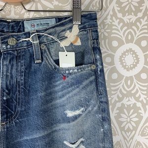 NWT AG Phoebe Vintage High Wasted Straight Jeans